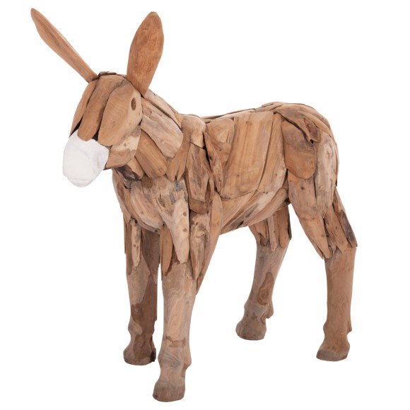 ΔΙΑΚΟΣΜΗΤΙΚΟ ΓΑΙΔΟΥΡΑΚΙ FB94387 ΑΝΑΚΥΛΩΜΕΝΟ ΞΥΛΟ ΤΕΑΚ ΣΕ ΦΥΣΙΚΟ 103x33x99,5Υεκ.