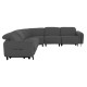 ΓΩΝΙΑΚΟΣ ΚΑΝΑΠΕΣ ΜΕ RECLINE FB93290.01 ΓΚΡΙ ΥΦΑΣΜΑ 260x260x90(κάθισμα)x94Υεκ.