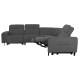 ΓΩΝΙΑΚΟΣ ΚΑΝΑΠΕΣ ΜΕ RECLINE FB93290.01 ΓΚΡΙ ΥΦΑΣΜΑ 260x260x90(κάθισμα)x94Υεκ.
