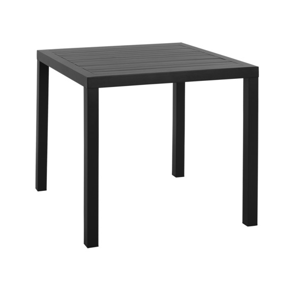 ΤΡΑΠΕΖΙ ΑΛΟΥΜΙΝΙΟΥ ΣΕ ΑΝΘΡΑΚΙ ΑΠΟΧΡΩΣΗ 80Χ80X75,5Υεκ. FB95572.02