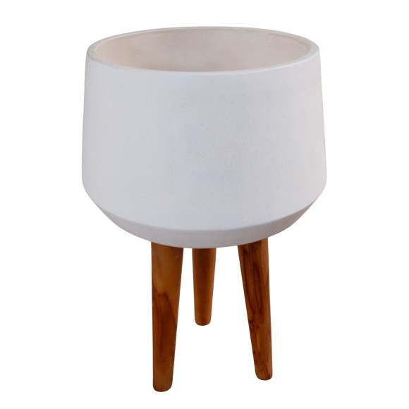 ΓΛΑΣΤΡΑ ΕΣΩΤ.ΧΩΡΟΥ FB94680.02L FIBER CEMENT ΛΕΥΚΟ--ΒΑΣΗ TEAK Φ38x62Υεκ