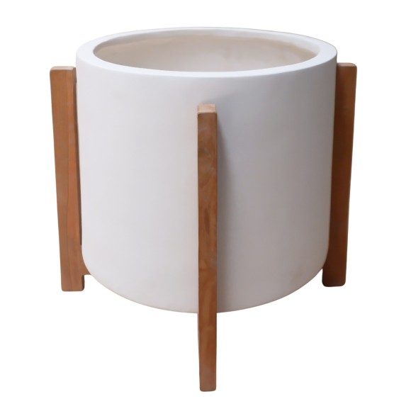 ΓΛΑΣΤΡΑ ΕΣΩΤ.ΧΩΡΟΥ FB94682.02M FIBER CEMENT ΛΕΥΚΟ-TEAK ΒΑΣΗ Φ40x39Υεκ