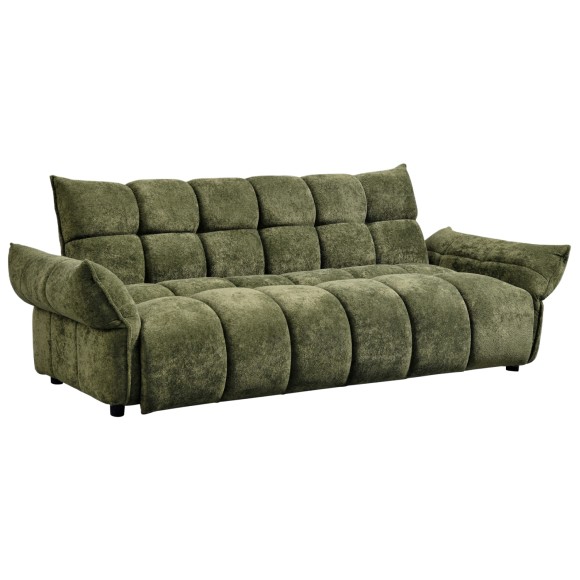 ΚΑΝΑΠΕΣ ΚΡΕΒΑΤI FB93314.03 ΠΡΑΣΙΝΟ ΥΦΑΣΜΑ--ΚΑΘΙΣΜΑ POCKET SPRINGS 240-250x90x85Υεκ