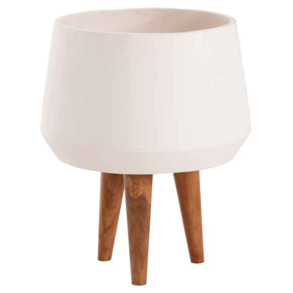 ΓΛΑΣΤΡΑ ΕΣΩΤ.ΧΩΡΟΥ FB94680.02M FIBER CEMENT ΛΕΥΚΟ--ΒΑΣΗ TEAK Φ35x50Υεκ