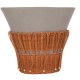 ΤΡΑΠΕΖΙ ΣΑΛΟΝΙΟΥ FB918164.03L FIBER CEMENT ΓΚΡΙ-ΦΥΣΙΚΟ RATTAN--Φ55x45Υεκ
