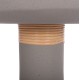 ΒΟΗΘΗΤΙΚΟ ΤΡΑΠΕΖΙ FB918169.03 FIBER CEMENT ΓΚΡΙ-ΦΥΣΙΚΟ RATTAN--Φ40x61Υεκ.