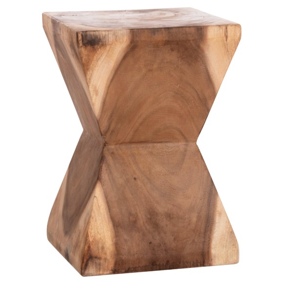 ΒΟΗΘΗΤΙΚΟ ΣΚΑΜΠΟ FB99756.11 ΞΥΛΟ SUAR ΣΕ ΦΥΣΙΚΟ ΧΡΩΜΑ 31x31x45Yεκ.