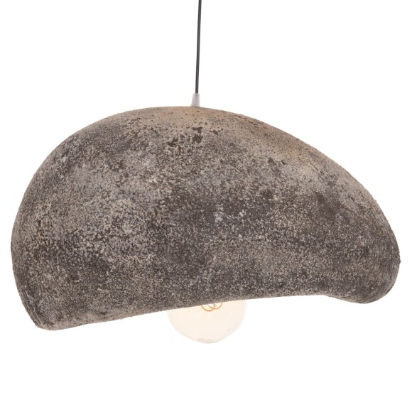 ΦΩΤΙΣΤΙΚΟ ΟΡΟΦΗΣ ΜΕ ΟΨΗ ΠΕΤΡΑΣ FB94418.04 ΓΚΡΙ--55x45x40Υεκ.