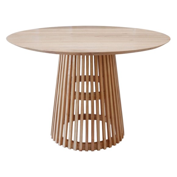 ΤΡΑΠΕΖΙ ΤΡΑΠΕΖΑΡΙΑΣ ΞΥΛΟ MINDI ΦΥΣΙΚΟ Φ150x78.5Yεκ.FB99457.01