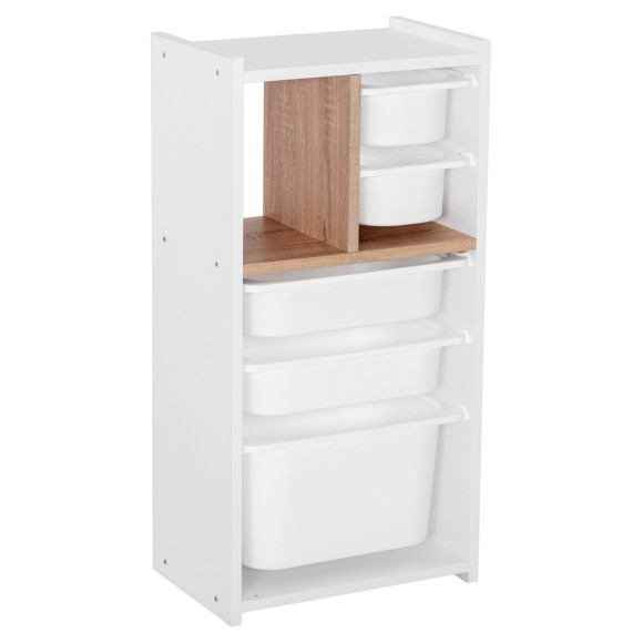 ΣΥΡΤΑΡΙΕΡΑ FB918209.01 ΜΕΛΑΜΙΝΗ ΣΕ ΛΕΥΚΟ-ΣΟΝΟΜΑ & ΛΕΥΚΑ ΣΥΡΤΑΡΙΑ P.E. 45,5x30x90Υεκ.