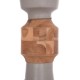 ΔΙΑΚΟΣΜΗΤΙΚΟ ΒΑΖΟ ΔΑΠΕΔΟΥ FB94661.03 FIBER CEMENT ΓΚΡΙ--ΞΥΛΟ ΤΕΑΚ Φ60x115Υεκ.
