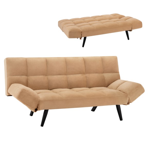 ΚΑΝΑΠΕΣ ΚΡΕΒΑΤΙ 3ΘΕΣΙΟΣ ΑΠΟ ΒΕΛΟΥΔΟ ΜΠΕΖ FB93167.07 182Χ80Χ88Υ εκ.