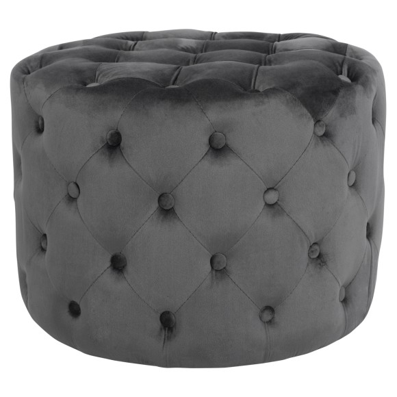 ΣΚΑΜΠΟ ΓΚΡΙ ΒΕΛΟΥΔΟ FB98406.01 Φ60x43Υ εκ.