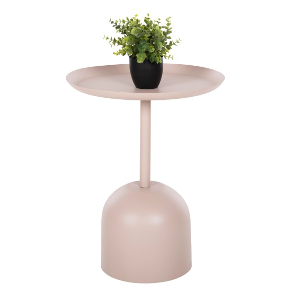 ΤΡΑΠΕΖΙ ΒΟΗΘΗΤΙΚΟ ΣΤΡΟΓΓΥΛΟ FB94265.10 ΜΕΤΑΛΛΟ ΣΕ ΕΚΡΟΥ Φ45,5x58,5 εκ.