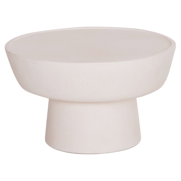 ΤΡΑΠΕΖΙ ΣΑΛΟΝΙΟΥ FB918155.02 FIBER CEMENT ΣΕ ΛΕΥΚΟ--Φ60x36Υεκ.