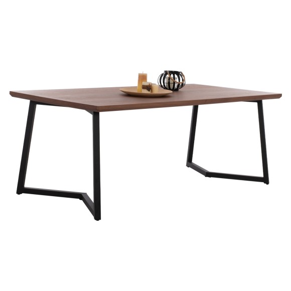 ΤΡΑΠΕΖΙ ΤΡΑΠΕΖΑΡΙΑΣ ΚΑΠΛΑΜΑΣ ΚΑΡΥΔΙΑΣ ΡΟΥΣΤΙΚ ΣΤΥΛ FB99304.02 200x100x75Υ εκ.