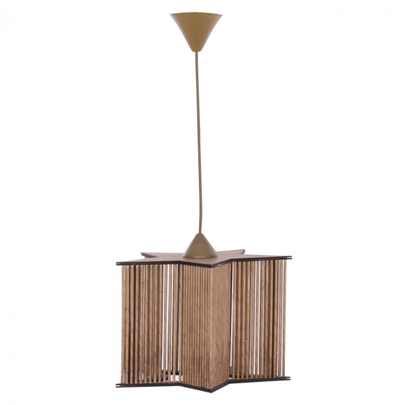 ΦΩΤΙΣΤΙΚΟ ΟΡΟΦΗΣ ΕΣΩΤΕΡΙΚΟΥ ΧΩΡΟΥ FB97485.02 ΣΕ ΦΥΣΙΚΟ ΧΡΩΜΑ 30x30x71Υεκ.