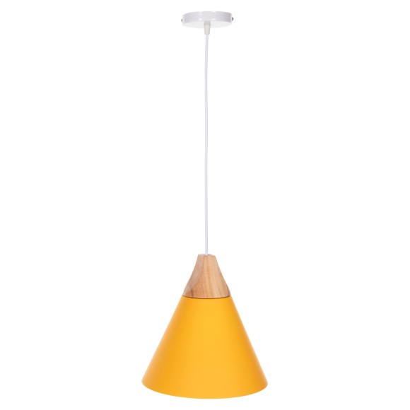 ΦΩΤΙΣΤΙΚΟ ΟΡΟΦΗΣ ΚΡΕΜΑΣΤΟ FB94146 ΚΙΤΡΙΝΟ ΜΕΤΑΛΛΙΚΟ ΚΑΠΕΛΟ Φ25x125Υεκ.