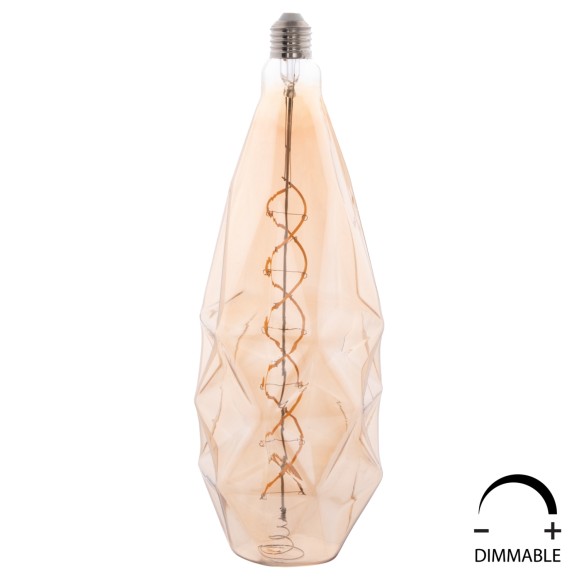 ΛΑΜΠΤΗΡΑΣ LED FILAMENT 8W E27 3000K GOLD COLOR DIMMABLE FB94058