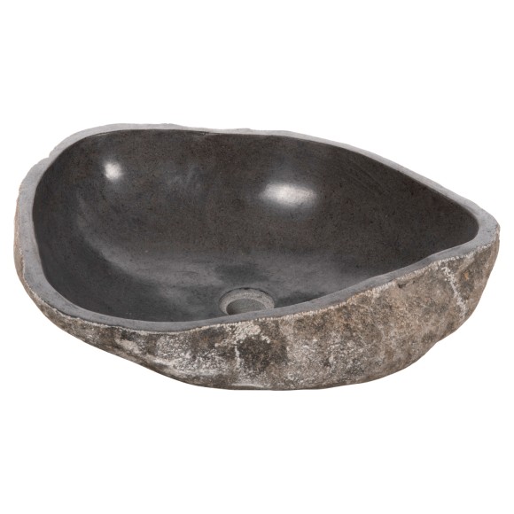 ΝΙΠΤΗΡΑΣ STONE SINK ΛΑΞΕΥΜΕΝΗ ΠΕΤΡΑ ΓΚΡΙ ΑΠΟΧΡΩΣΗ FB94193 55x44x16Υ εκ.