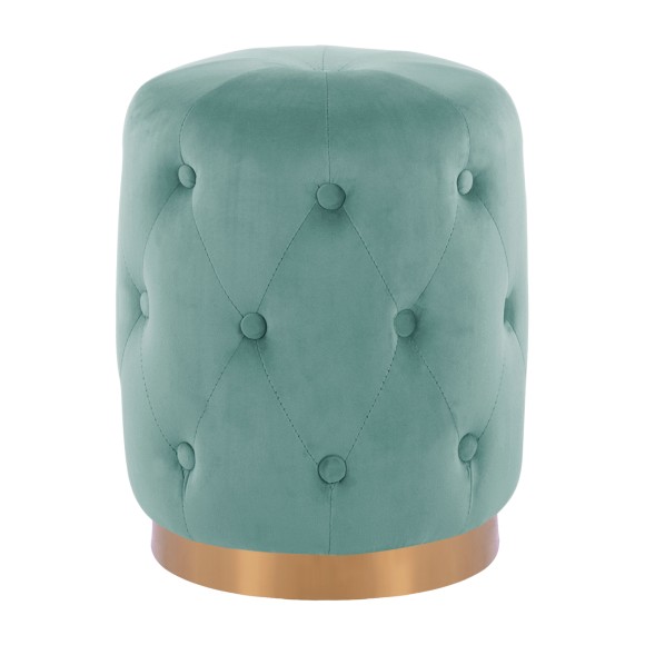 ΣΚΑΜΠΟ ΚΥΛΙΝΔΡΙΚΟ FB98405.07 ΦΥΣΤΙΚΙ ΒΕΛΟΥΔΟ ΜΕ ΧΡΥΣΗ ΒΑΣΗ Φ37x46Υ εκ.