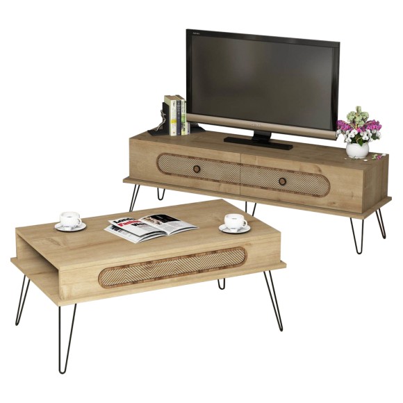 ΣΥΝΘΕΣΗ ΣΑΛΟΝΙΟΥ ΜΕΛΑΜΙΝΗΣ 2ΤΜΧ ΦΥΣΙΚΟ ΟΑΚ FB911851.02