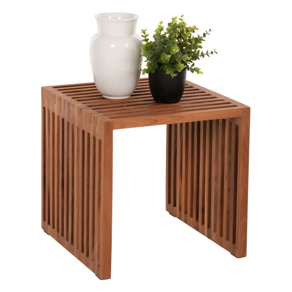 ΤΡΑΠΕΖΙ ΣΑΛΟΝΙΟΥ ΒΟΗΘΗΤΙΚΟ ΑΠΟ ΞΥΛΟ ΤΕΑΚ ΦΥΣΙΚΟ ΧΡΩΜΑ 1ΤΜΧ FB99483 40x40,5x40,5Υ εκ.