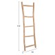 ΔΙΑΚΟΣΜΗΤΙΚΗ ΣΚΑΛΑ/ΚΡΕΜΑΣΤΡΑ FB99761 ΜΑΣΙΦ ΞΥΛΟ TEAK ΣΕ ΦΥΣΙΚΟ 50x5x150Yεκ.