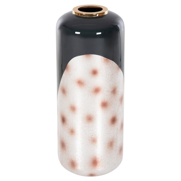 ΔΙΑΚΟΣΜΗΤΙΚΟ BAZO ΔΑΠΕΔΟΥ RAKSASA FB94231.05 ΜΕΤΑΛΛΟ ΣΕ ΜΠΛΕ ΑΝΘΡΑΚΙ-ΑΣΗΜΙ Φ30x80Υεκ