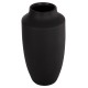 ΕΠΙΤΡΑΠΕΖΙΟ ΚΕΡΑΜΙΚΟ ΔΙΑΚΟΣΜΗΤΙΚΟ ΒΑΖΟ FB94587.02 ΜΑΥΡΟ ΜΑΤ Φ17,5x40Υ εκ.