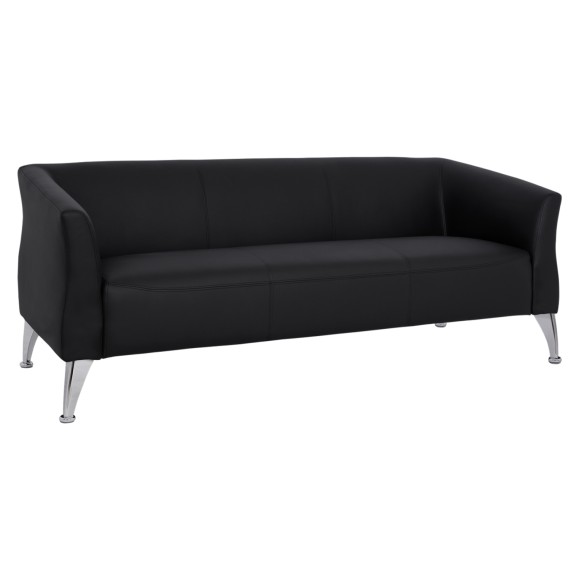 ΚΑΝΑΠΕΣ 3ΘΕΣΙΟΣ FB93122.31 ΜΕ ΜΑΥΡΟ PU 180x75x71 εκ.