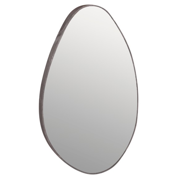 ΚΑΘΡΕΠΤΗΣ ΤΟΙΧΟΥ FB94488.02 ΜΕ ΠΛΑΙΣΙΟ MDF ΣΕ ΧΡΩΜΑΤΙΣΜΟ GREY MARBLE 50x80Υεκ.