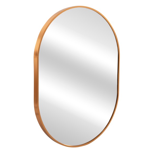 ΚΑΘΡΕΠΤΗΣ ΤΟΙΧΟΥ FB94500.30 ΠΛΑΙΣΙΟ ΟΒΑΛ ΑΛΟΥΜΙΝΙΟΥ ΧΡΥΣΟ 59x79Υεκ