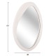 ΚΑΘΡΕΠΤΗΣ ΤΟΙΧΟΥ ΟΒΑΛ FB94514 MDF ΣΕ ΥΠΟΛΕΥΚΟ 48x3,2x60Υεκ