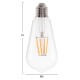 ΛΑΜΠΤΗΡΑΣ FB94188.01 LED FILAMENT 8W E27 DIMMABLE 2700K ΔΙΑΦΑΝΟΣ