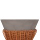 ΤΡΑΠΕΖΙ ΒΟΗΘΗΤΙΚΟ FB918164.03S FIBER CEMENT ΓΚΡΙ-ΦΥΣΙΚΟ RATTAN--Φ42x36Υεκ