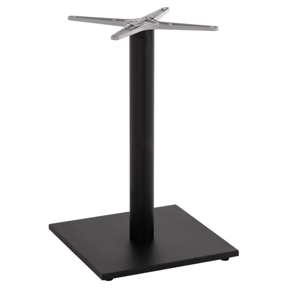 ΒΑΣΗ ΤΡΑΠΕΖΙΟΥ ΑΛΟΥΜΙΝΙΟΥ ΜΑΥΡΟ ΜΑΤ FB9475.01 ΣΤΑΥΡΟΣ 46Χ46εκ 46Χ46Χ72Υεκ.