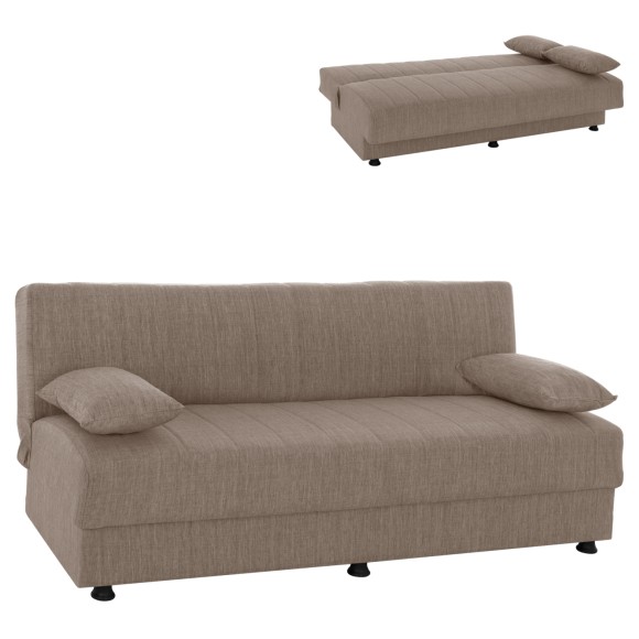 ΚΑΝΑΠΕΣ ΚΡΕΒΑΤΙ ΤΡΙΘΕΣΙΟΣ ΜΠΕΖ FB93239.04 180x83x74Υ εκ.