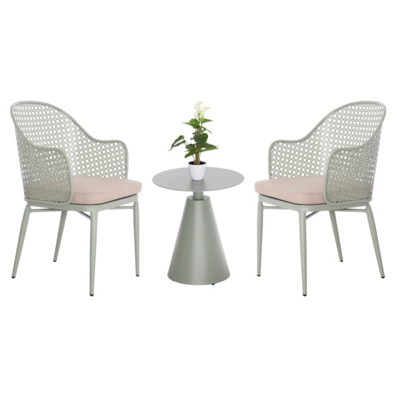 ΣΕΤ LOUNGE 3TMX ΕΞ.ΧΩΡΟΥ FB921106.06 ΑΛΟΥΜΙΝΙΟ ΣΕ ΦΥΣΤΙΚΙ