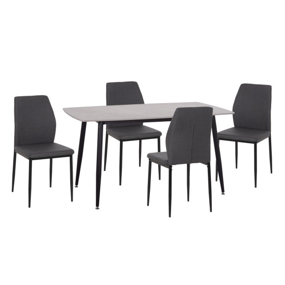 ΣΕΤ ΤΡΑΠΕΖΑΡΙΑΣ 5ΤΜΧ FB910743 ΚΕΡΑΜΙΚΟ TOP ΓΚΡΙ ΜΑΡΜΑΡΟ--ΓΚΡΙ ΥΦΑΣΜΑ