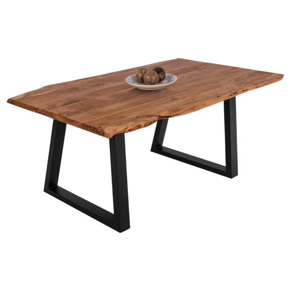 ΤΡΑΠΕΖΙ ΤΡΑΠΕΖΑΡΙΑΣ 4εκ.ΠΑΧΟΣ ΑΠΟ ΜΑΣΙΦ ΞΥΛΟ ΑΚΑΚΙΑΣ HM8336.11 160x90x78Υεκ.