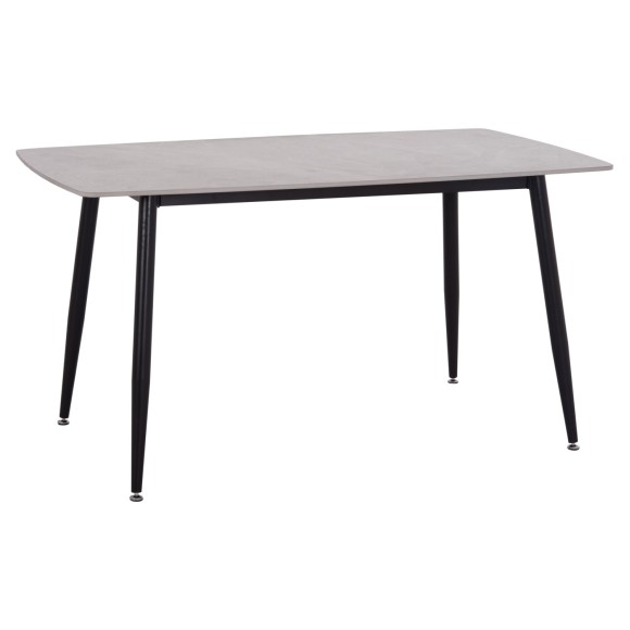 ΤΡΑΠΕΖΙ FB918149.13 ΚΕΡΑΜΙΚΟ TOP ΜΕ ΟΨΗ ΓΚΡΙ ΜΑΡΜΑΡΟ 140x80x74Υεκ.