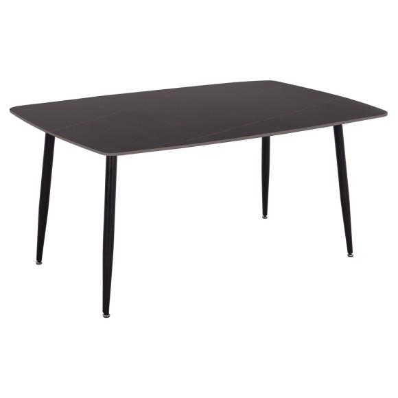 ΤΡΑΠΕΖΙ FB918150.02 ΚΕΡΑΜΙΚΟ TOP ΜΕ ΟΨΗ ΜΑΥΡΟ ΜΑΡΜΑΡΟ 160x80x74Υεκ.