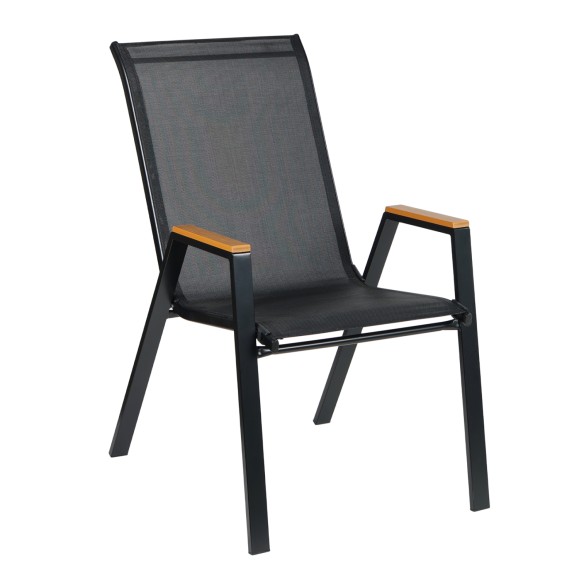 ΠΟΛΥΘΡΟΝΑ ΕΞ.ΧΩΡΟΥ FB96429.03 ΜΕΤΑΛΛΙΚΗ ΜΑΥΡΗ--TEXTILENE ΜΑΥΡΟ 54x74x91Υεκ