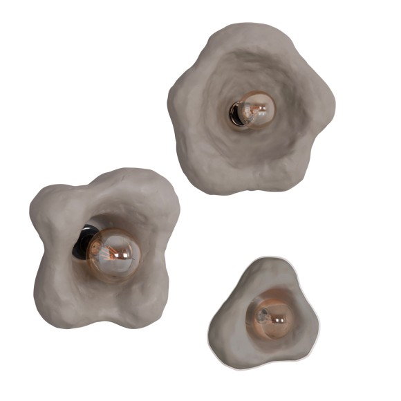 ΣΕΤ 3TMX ΕΠΙΤΟΙΧΙA ΦΩΤΙΣΤΙΚA FB910725.02 FIBER CEMENT ΣΕ ΓΚΡΙ [S-M-L]