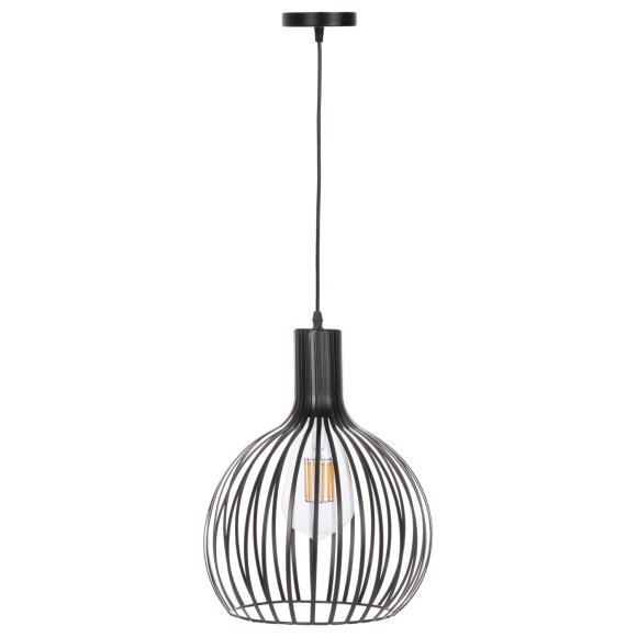 ΦΩΤΙΣΤΙΚΟ ΟΡΟΦΗΣ ΚΡΕΜΑΣΤΟ FB94164 ΜΑΥΡΟ ΜΕΤΑΛΛΙΚΟ ΚΑΠΕΛΟ Φ28x138Υεκ.