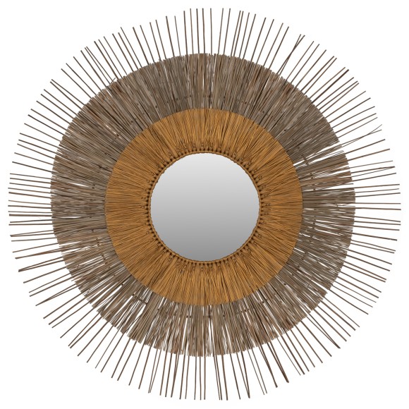 ΚΑΘΡΕΠΤΗΣ ΜΕ ΠΛΑΙΣΙΟ MENDONG GRASS Φ105εκ ΣΕ ΧΡΩΜΑ ΦΥΣΙΚΟ ΧΡΥΣΟ FB97798