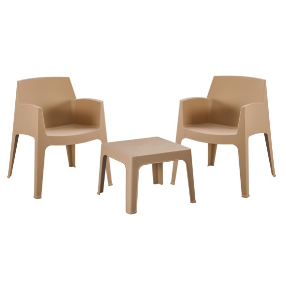 ΣΕΤ 3ΤΜΧ ΠΟΛΥΠΡΟΠΥΛΕΝΙΟΥ FB921267.03 ΤΡΑΠΕΖΑΚΙ & 2 ΠΟΛΥΘΡΟΝΕΣ-ΚΑΠΟΥΤΣΙΝΟ