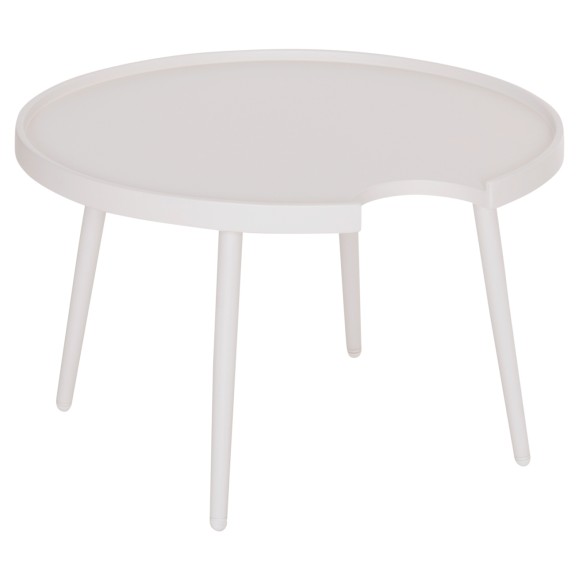 ΤΡΑΠΕΖΙ ΜΕΣΗΣ ΣΤΡΟΓΓΥΛΟ ΕΞ.ΧΩΡΟΥ FB96434.01 ΑΛΟΥΜΙΝΙΟ ΓΚΡΙ Φ70x44Υεκ