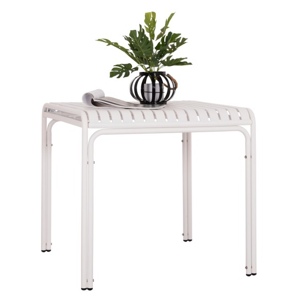 ΤΡΑΠΕΖΙ ΤΕΤΡΑΓΩΝΟ ΑΛΟΥΜΙΝΙΟΥ FB96338.02 ΛΕΥΚΟ 80x80x75Υεκ.